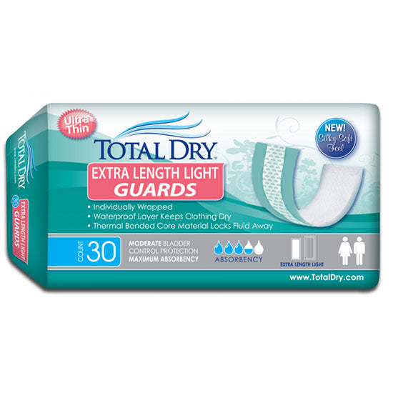 Secure Personal Care TotalDry Extra-Length Guards Light (SP1565)