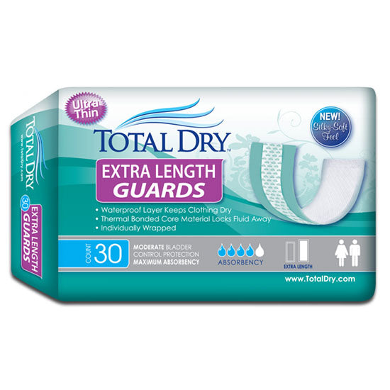 Secure Personal Care TotalDry Extra-Length Guards (SP1570)