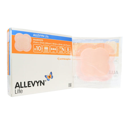 Smith & Nephew ALLEVYN Life Foam Dressing, 8-1/4" x 8-1/4" (66801070) - Box