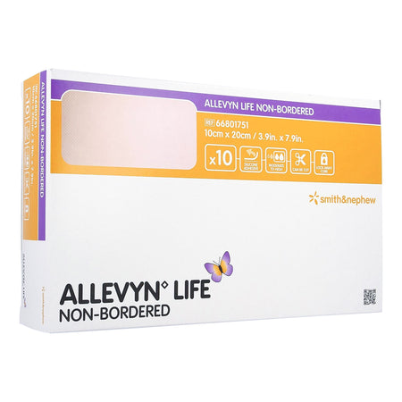 Smith & Nephew ALLEVYN Life Non-Border Foam Dressing, 10cm x 20cm (66801751)