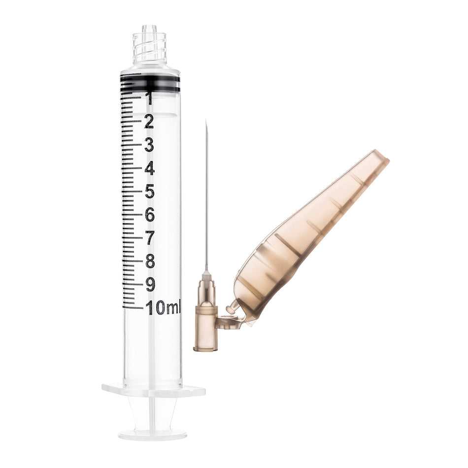 Sol Millennium SOL-CARE 10ml Luer Lock Syringe w/Safety Needle 21G x 1 1/2" (102115SN)