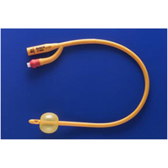 Teleflex Gold Siliconized Coated Foley Catheter, 16 Fr, 16", 2-way, 5-15 mL (180705160)