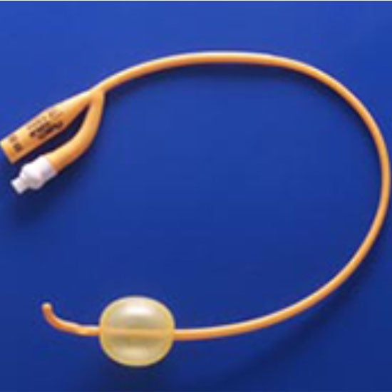 Teleflex Puregold Tiemann Coude Foley Catheter, 24 Fr, 16", 2-way, 30-50 mL (318324)