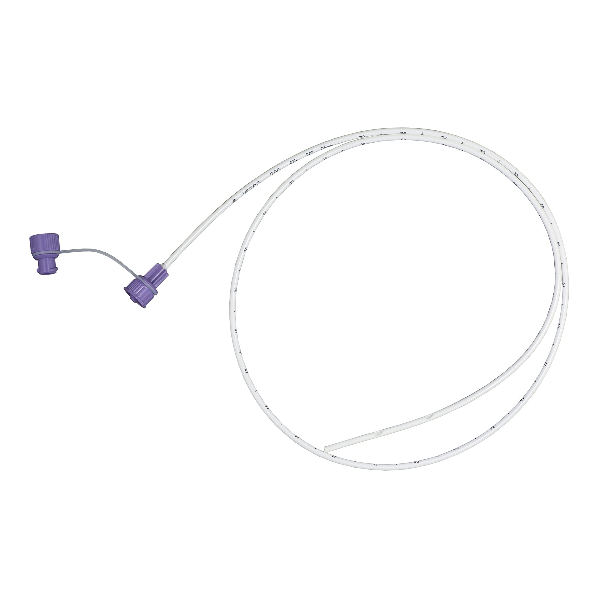 Vesco Medical Nasogastric Feeding Tube, 8Fr, 36in, Single Port (VED-19108)