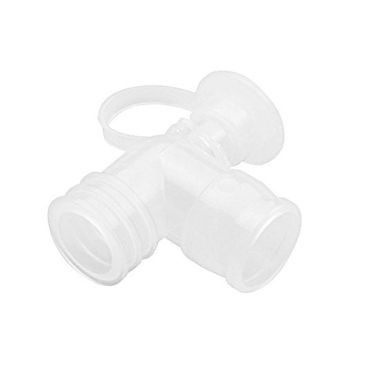 Vyaire AirLife Elbow Adapter, with Suction Port and Cap (1550)