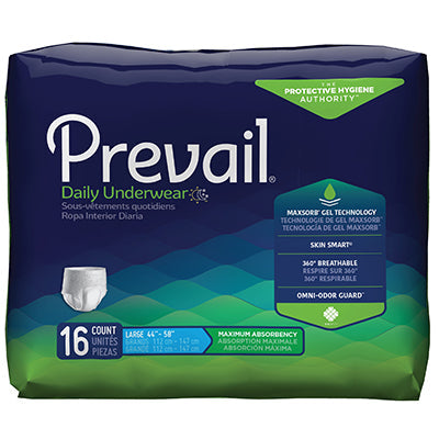 Prevail Maximum Absorbency Underwear, Large (PVS-513)