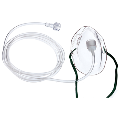 Teleflex Adult Medium-Concentration Oxygen Mask, Elongated (HUD1930)