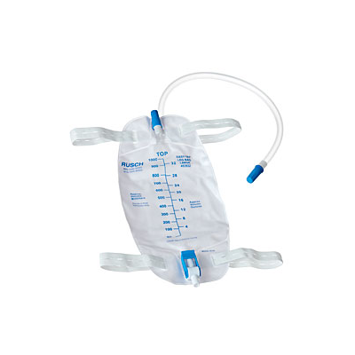 Teleflex EasyTap Leg Bags, 500 mL, with PVC Extension Tubing, Sterile (453919)