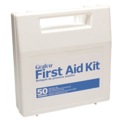 Grafco Stocked First Aid Kit, 50 person (1799-50P)