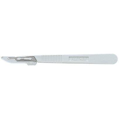Feather Conventional Disposable Sterile Scalpels, #15, Grey (2975#15)
