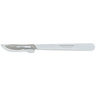 Feather Conventional Disposable Sterile Scalpels, #24, Grey (2975#24)