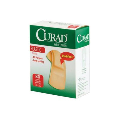 Medline Curad Plastic Adhesive Bandage, Assorted Sizes (CUR45157RB)