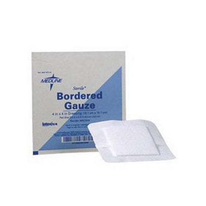 Medline Sterile Bordered Gauze, 6" x 6" (MSC3266Z)