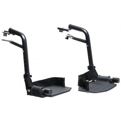 Replacement Footrest with Aluminum Footplate, for Everest & Jennings Traveler HD (90763430)