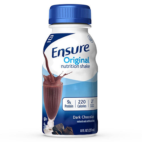 Abbott Nutrition Ensure Original Nutrition Shake, Dark Chocolate (53806)