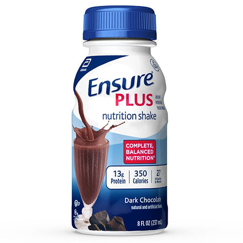 Abbott Nutrition Ensure Plus Nutrition Shake, Dark Chocolate (53809)