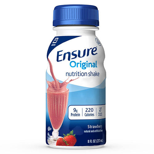 Abbott Nutrition Ensure Original Nutrition Shake, Strawberry (57234)