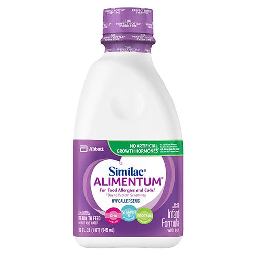Abbott Nutrition Similac Alimentum Infant Formula Ready-to-Feed, 1 Qt Bottle (57512)