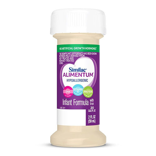 Abbott Nutrition Similac Alimentum Infant Formula Ready-to-Feed, 2 fl oz Bottle (59738)