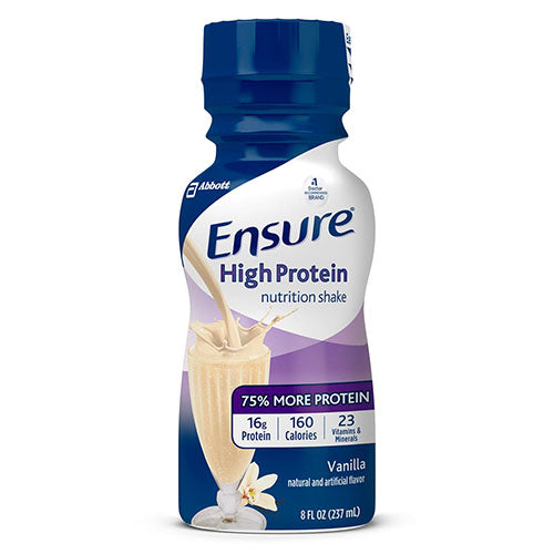 Abbott Nutrition Ensure High Protein Nutrition Shake, Vanilla (64117)