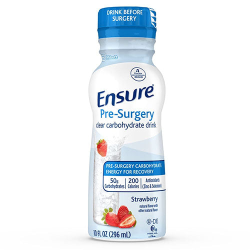 Abbott Nutrition Ensure Pre-Surgery Clear Carbohydrate Drink, Strawberry (65044)