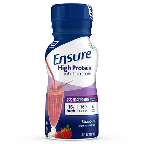 Abbott Nutrition Ensure High Protein Nutrition Shake, Strawberry (66546)