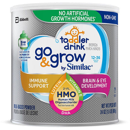 Abbott Nutrition Similac Go and Grow Non-GMO Milk-Based Toddler Drink Powder (67151)