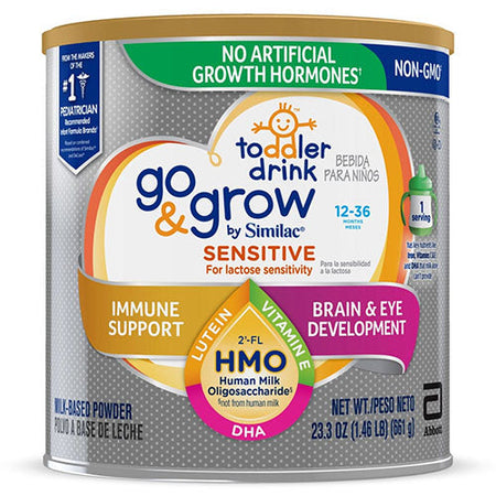 Abbott Nutrition Similac Sensitive Go and Grow Non-GMO Toddler Drink Powder (67581)