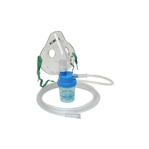 Allied Healthcare Adult Mask with Nebulizer and 7 ft Smooth Tubing (64085)