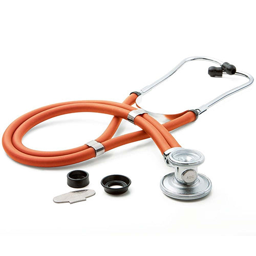 American Diagnostic Adscope 641 Sprague Stethoscope, Neon Orange (641NO)