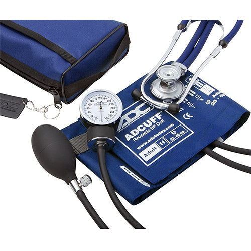 American Diagnostic Pro's Combo II SR Pocket Aneroid/Sprague Kit, Royal Blue, Adult (768-641-11ARB)