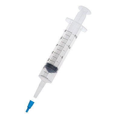 Amsino Flat Top Piston Syringe, 60mL, Re-sealable Pole Bag (AS116)