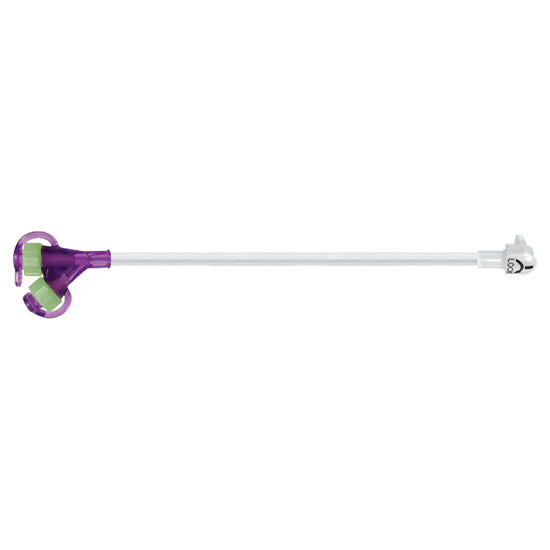 Applied Medical Mini Classic 24" Right Angle Purple Dual ENFit Y-Port Extension Set (6-2422-ISOSAF)