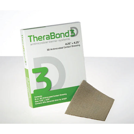 Alliqua Biomedical TheraBond 3D Antimicrobial Contact Dressing, 4-1/4" x 4-1/4" (3DAC-44)