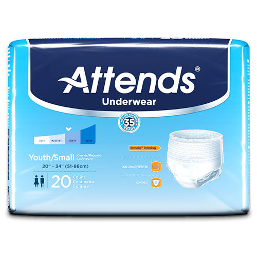 Attends Advanced Underwear, Youth/Small (APP0710)