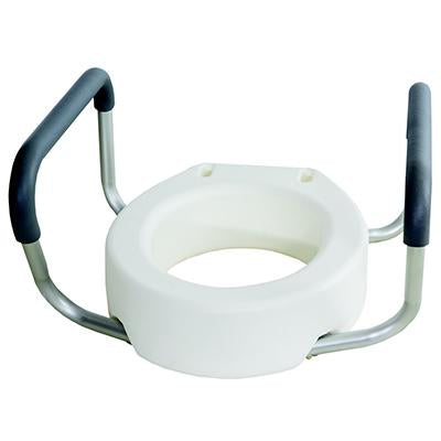 Essential Medical Toilet Seat Riser with Arms, Standard (B5082)