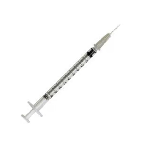 Becton Dickinson 1mL BD Tuberculin Syringe with Detachable 27 G x 3/8 in Intradermal Bevel Needle (303344)