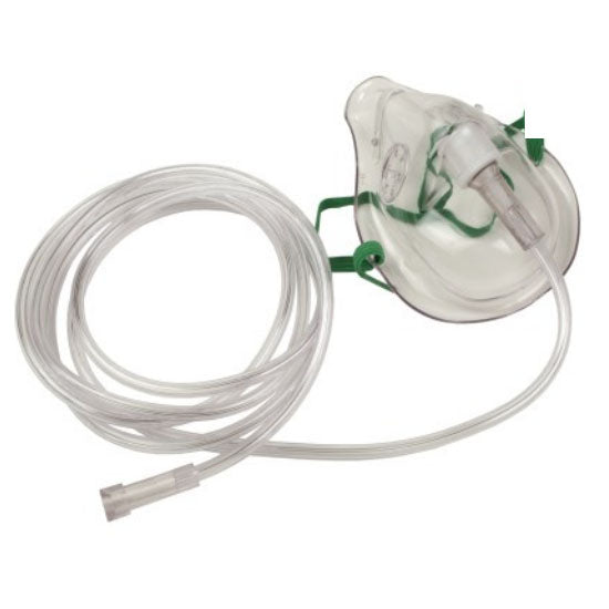 Allied Healthcare Simple Oxygen Mask, Pediatric with 7' Tubing (64092)