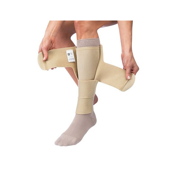 BSN Jobst FarrowWrap 4000, Legpiece (30-40 mmHg), Tan, Medium, Tall Length (7666106)