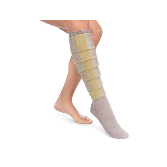 BSN Jobst FarrowWrap Classic, Legpiece (30-40 mmHg), Tan, Large, Regular Length (7665703)