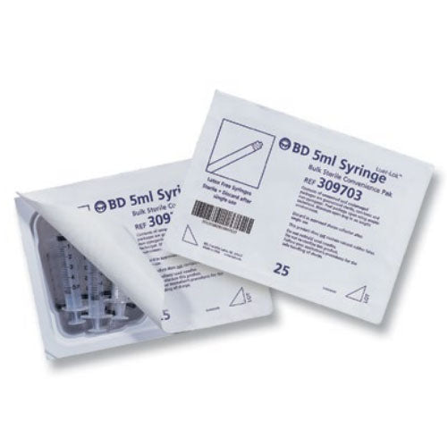 Becton Dickinson 3mL BD Luer-Lok Tip Sterile Syringe Convenience Trays (309702)