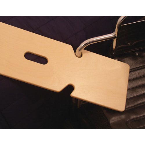 Complete Medical SafetySure Wood Transfer Board, 29in Double-Notched