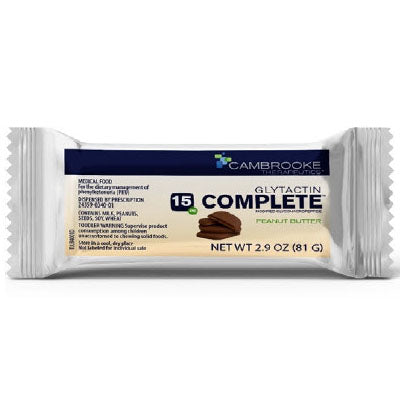 Cambrooke Foods Camino Pro Glytactin Complete Peanut Butter Bar (34001)
