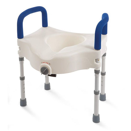 Cardinal Health Heavy Duty Raised Toilet Seat with Lock (CBAS0028R)