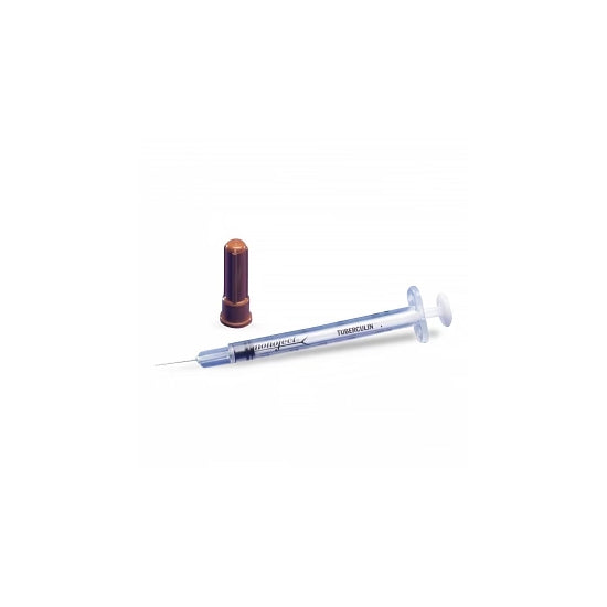 Cardinal Health Monoject Soft Pack Tuberculin Syringe with Detachable Needle, 1mL, 25 G x 5/8" (1180125058)