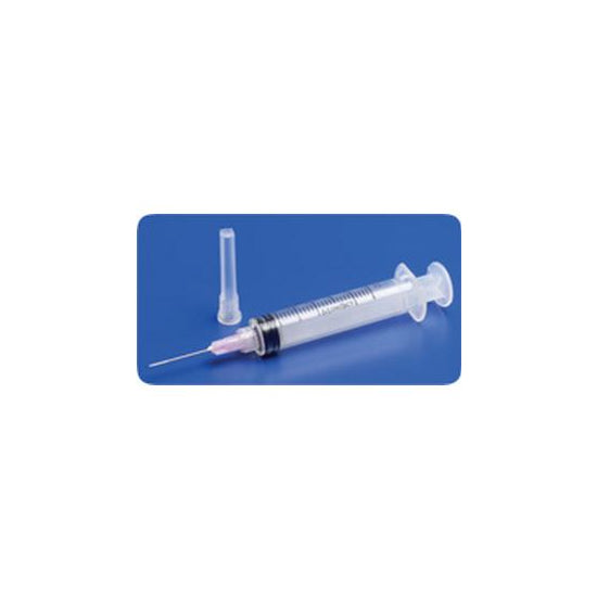 Cardinal Health Monoject Rigid Pack Syringe with Hypodermic Needle, 21G x 1-1/2", 6mL (8881516150)