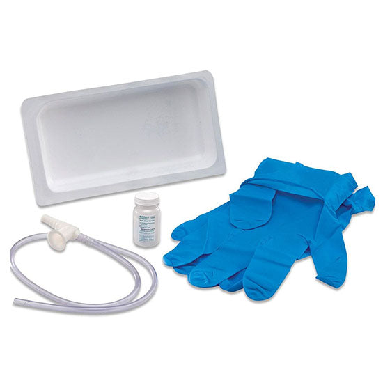 Cardinal Health Argyle Suction Catheter Tray with Sterile Water, with Chimney Valve, 18 FR (10182)