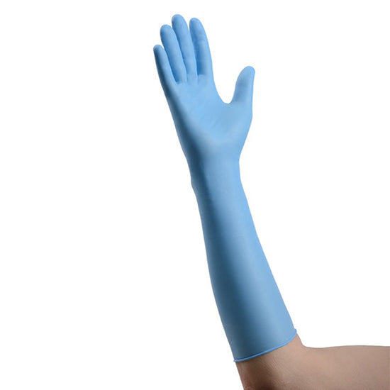 Cardinal Health Latex Glove for Decontamination, Small, Blue (88LDS)
