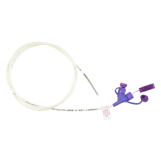 Cardinal Health Kangaroo Nasogastric Feeding Tube, Rigid Port, No Stylet, 8 Fr, Non-ENFit (8884720841)