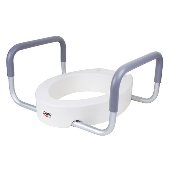Carex Toilet Seat Elevator With Handles, For Standard Toilet Seats (B317-00)